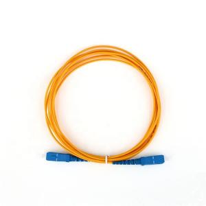 Quality FTTH Optical Fiber Patch Cords Cable SC Connector 0.3dB Loss wholesale