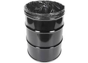Quality Molded Poly Drum Liner Bags 8 Mil Clear LDPE With Straight Heat - Sealed Seam wholesale