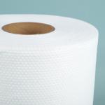100% Cotton Spunlace Nonwoven Fabric Customized Printing For Tissues / Masks