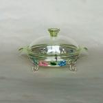 Iron base plate date palm bowl（8）