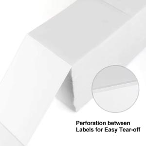 Quality Customized Direct Thermal Paper Sticker Label Rolls Barcode Shipping Printer Label wholesale