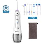 IPX7 Waterproof Cordless Freedom Water Flosser 5 Modes To Clean Teeth