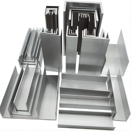 Silver Anodized Aluminum U Channel Channels 6063 6.1m Custom