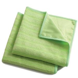 Quality 40x40cm High Quality Microfiber Towels Green Color Micro Fibre Cloths wholesale