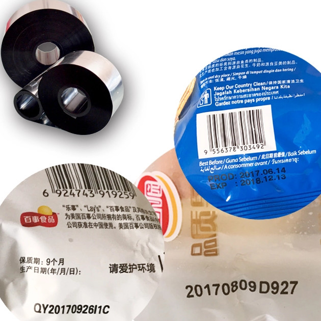 wax resin out side 33mmX600m TTO RIBBON for LINX Smart Datefor coder date ribbon for print date number