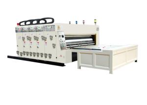 Quality Semi Automatic Flexo Printer Slotter Machine Printing Size 2100*1250mm Thickness 4-7mm wholesale
