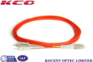 China 1.0m Sc Lc Patch Cord Muti Mode DX 1.0m 2.0m Length 62.5/125 Cores on sale