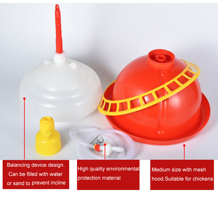 Automatic Plasson Drinker Plastic Bell Shape