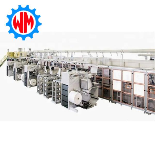 97% Qualified Rate With 250-350PCS/Min Adult Diaper Making Machine Production