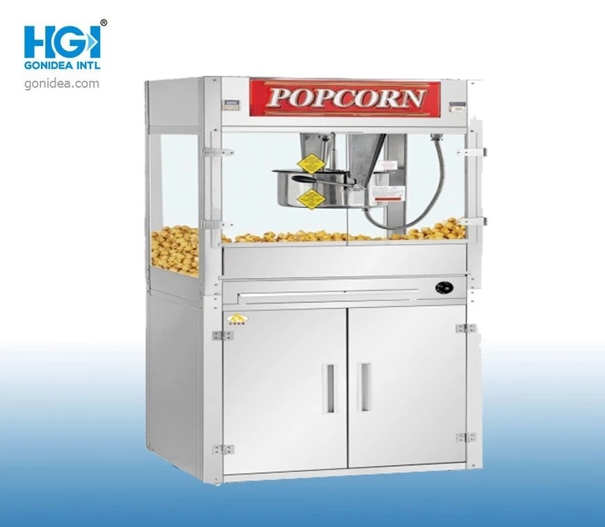 Stainless Steel Popcorn Maker Machine With Removable Tray & Adjustable Timer