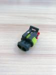 Plastic 2 Pins Waterproof Auto Wire Connectors TS16949 Certification