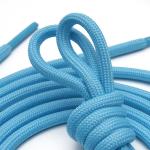 Grey Pink Double Braid Nylon Yacht Rope 5mm Polyester Cord In Bulk