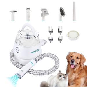Quality 65dB Noise Deshedding Handheld Dog Clipper and Pet Hair Groomer Vacuum Cleaner Head wholesale