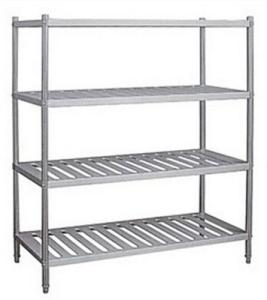 Quality Adjustable Stainless Steel Display Shelf Floor Standing Anti - Rust wholesale