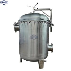China High Efficiency 3 Micron PP Filter Bag Filter Housing For Coconut Water Milk Oil Filtration on sale