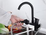 Hot Cold Household Pull Out 360 degree Kitchen Sink Faucets