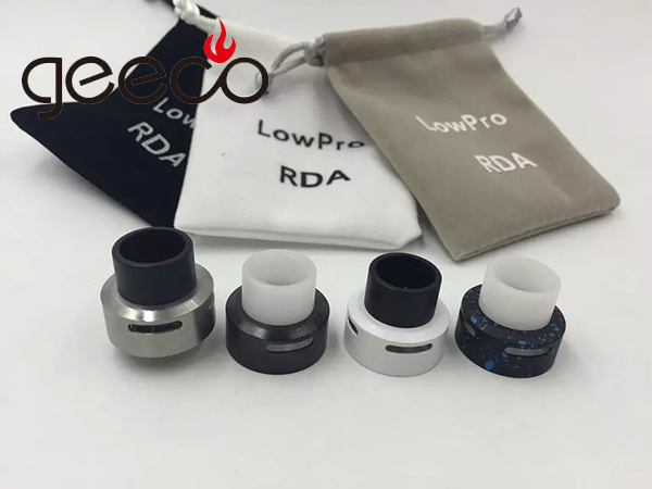 Rebuildable Atomizer Dripper LowPro RDA 1:1 Clone Low Pro Rda With Uwell crown Tank In Stock For Wholesale Price