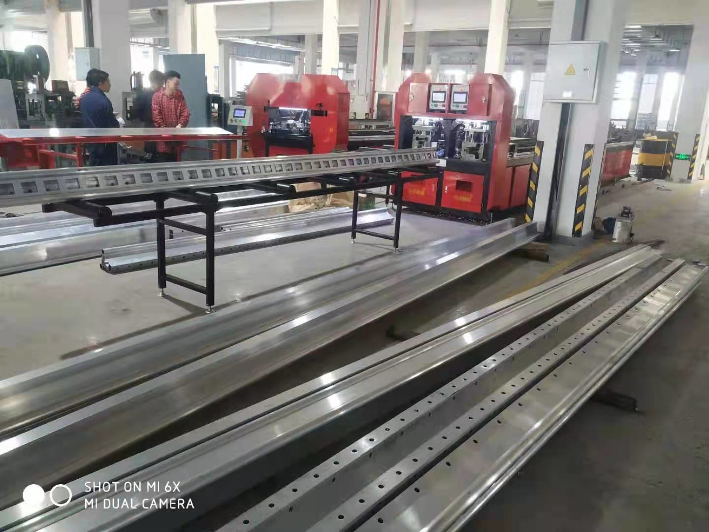 50Hz Frequency 50mm Punch Square Tube Hydraulic Punching Machine