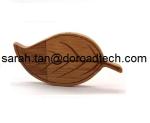 New Hot Sale Wooden Leaf Shaped USB Pen Drives