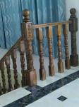 Stair case CNC wood lathe machine