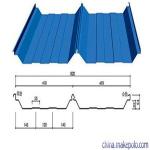 Corrugated Steel Roofing Sheets Sky Blue Color Coated Metal Galvanized Roof Tile