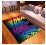 Living room large carpet, bedroom floor mat, scenic, artistic, cute, non slip