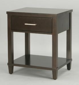 Quality Wooden 5-star hotel furniture stone top night stand/bed side table NT-0019 wholesale