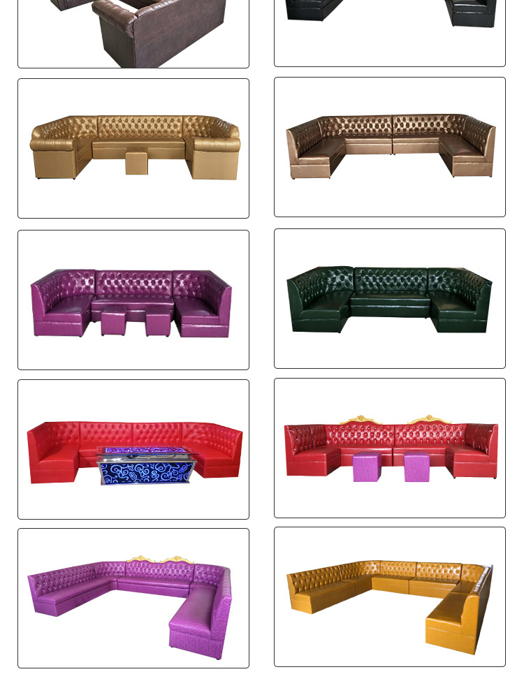 Kitchen Bench Commercial Booth Seating Residential U L Shaped Restaurant KTV