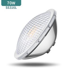 Quality 70W Warm White 5600LM SS316L PAR56 Led Swimming Pool Light wholesale
