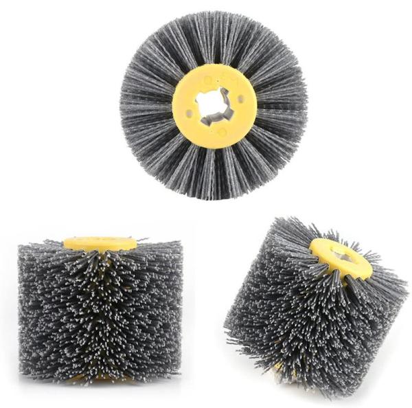 Industrial Abrasive Nylon Wheel Brush TUV Certificated For Decontamination