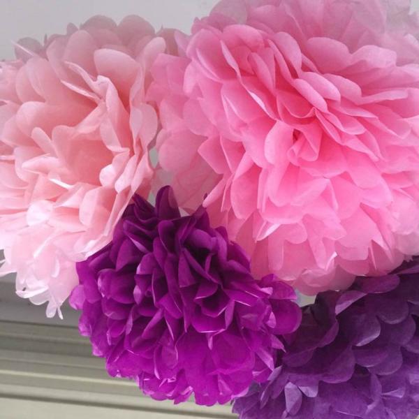 paper flower/tissue paper pom pom /paper honeycomb ball
