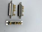 Automotive D SUB Power Connector 9W4 Female Solder Brass C3604 For Cable