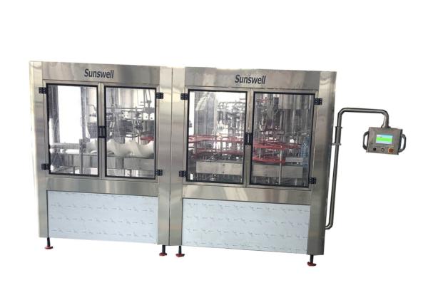 Drinking Water Washing Filling Capping Bottling Production Line For 3L - 15L