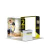 Buy cheap 10 Ft Trade Show Booth Displays , Trade Show Display Stands Wall Aluminum Frame from wholesalers