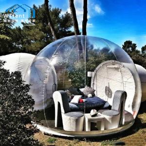 Quality Anti Radiation Geodesic Dome Tent Environmental Transparent PVC Bubble Tent wholesale