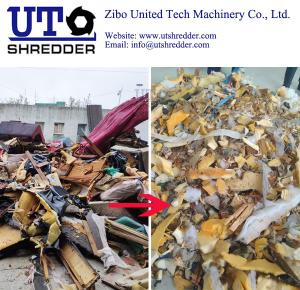 Quality Bulky Waste Furniture Crushing &amp; Sorting processing system;Solid Waste Shredder;Municipal Waste Shredder wholesale