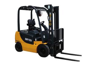 Quality Small Electric Forklift SINOWAY 1.5t Lead Acid Battery 13kw Drive Output wholesale