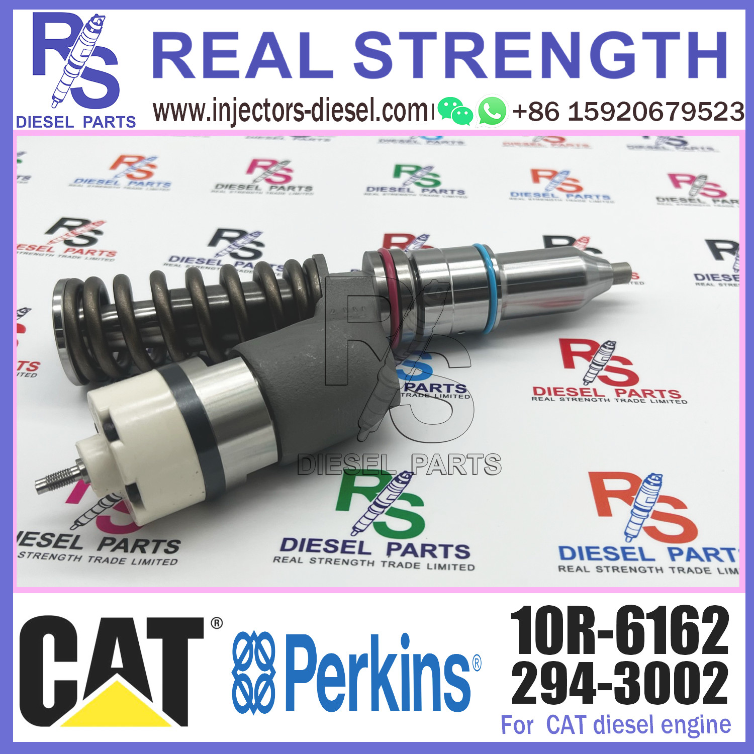 Common Rail Caterpillar Fuel Injector 2943002 10R6162 294-3002 For Diesel Engine