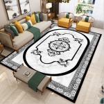European Ancient Living Room Floor Carpets 80*120cm Area Rug Under Couch