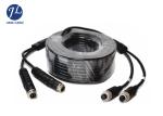 Waterproof Car Side View A/V System 4PIN Aviation Cable Male To Female