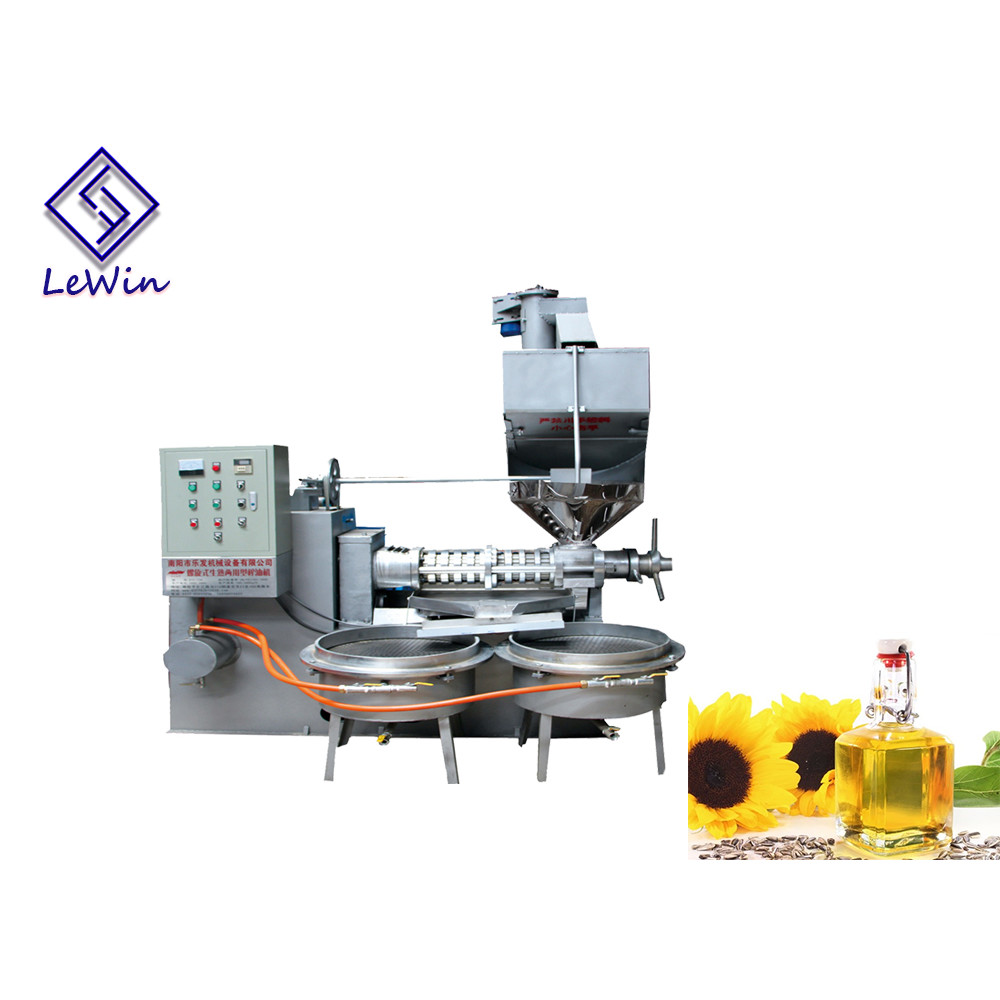 120 Screw sunflower oil presser soybean coconut oil extraction machine price with 15 kw power