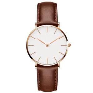 Quality Band Width 20mm Leather Watch Fashion OEM Digital Clock Hand Watch wholesale