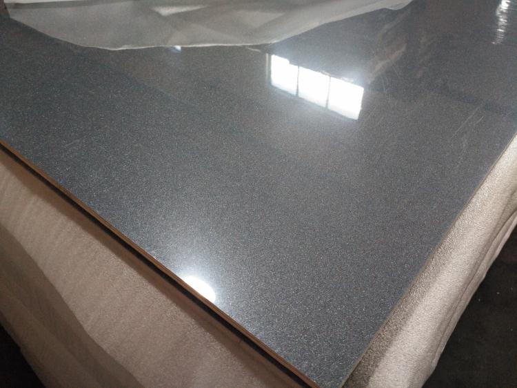 19mm High gloss acrylic mdf board for sparkle silver cabinet