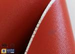 Welding Fiberglass Fire Blanket Sparks Protection Red Silicone Coating 0.8MM
