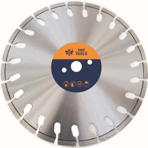 Quality Green Brick Diamond Walk Behind Concrete Saw Blades 12 / 14 Inches 25.4mm Arbor wholesale