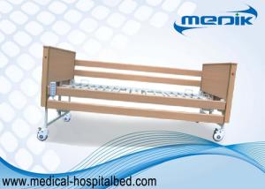 Quality Disabled Care Electric Foldable Nursing Home Bed Locking Wheels wholesale