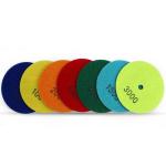 Thickness 4mm Dry Diamond Polishing Resin Pads For Marble 2400 RPM