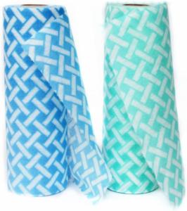 Quality 30x25cm Reusable Cleaning Cloths , Durable Non Woven Kitchen Towel Roll wholesale