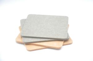 Quality Art PET Polyester Fiber Sound Absorbing Board Acoustic Panel 1650gsm 1800gsm wholesale