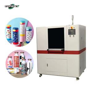 Quality Ricoh G5i UV Tumbler Printer Cylindrical Digital Printer For Glass Plastic Bottle With Varnish wholesale